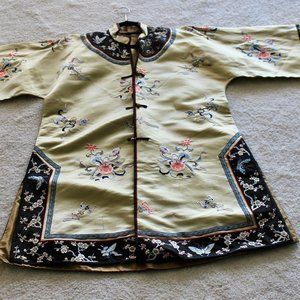 Vintage Silk Evening Jacket circa 1940 - Hong Kong